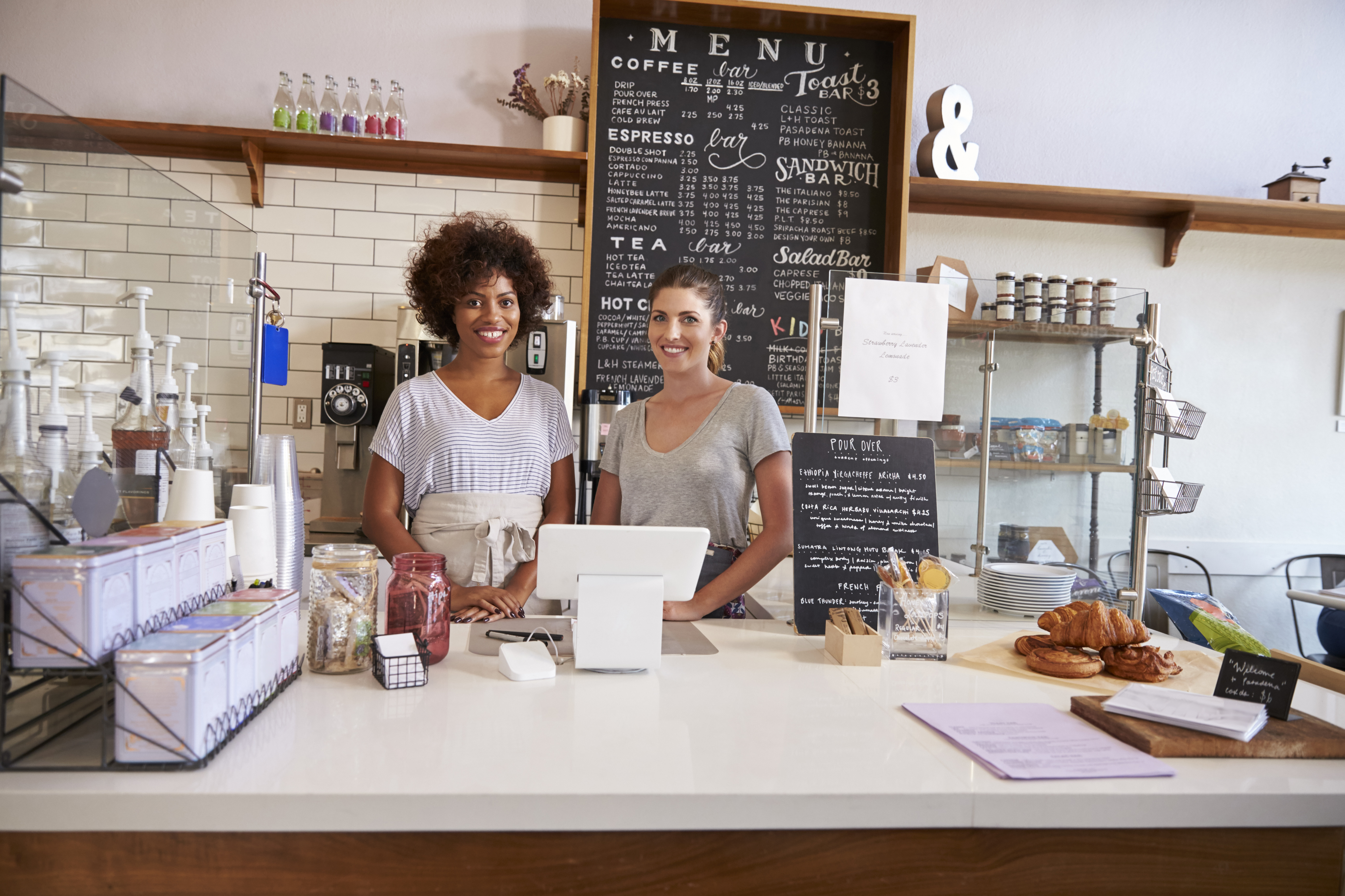Local business owners ready to serve customers
